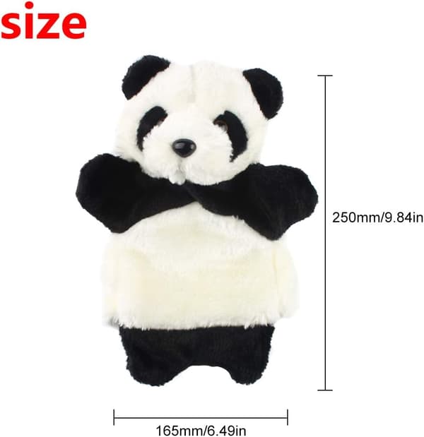 Zone Charming Pludset Hånddukke Dyr Legetøj (SO-02 Panda)