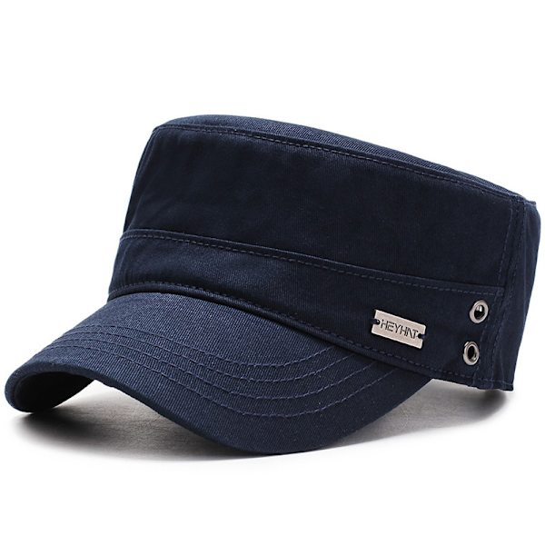 Svart justerbar basebollkeps golfhatt motorcykel trucker keps strapback keps för män kvinnor, utomhus escapade hatt