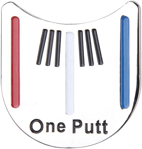 Golf Putting Alignment Tool Ball Marker med Hat Clip