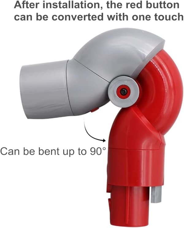 Adapter för Dyson V7 V8 V10 V11 Snabbfrigöring Multivinkel Rotation Upp/Ner Adapter Dammsugartillbehör