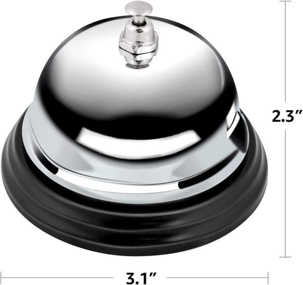 Sæt med 2 metal dørklokker