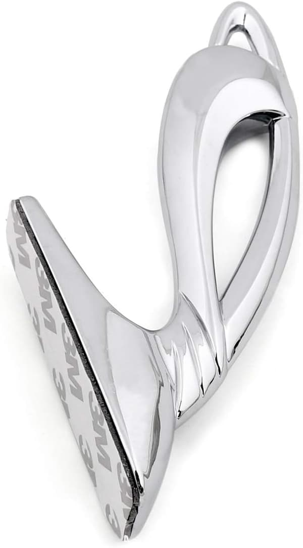 3D Metallisk Bilfront Emblem Klistremerke VIP JP Universal