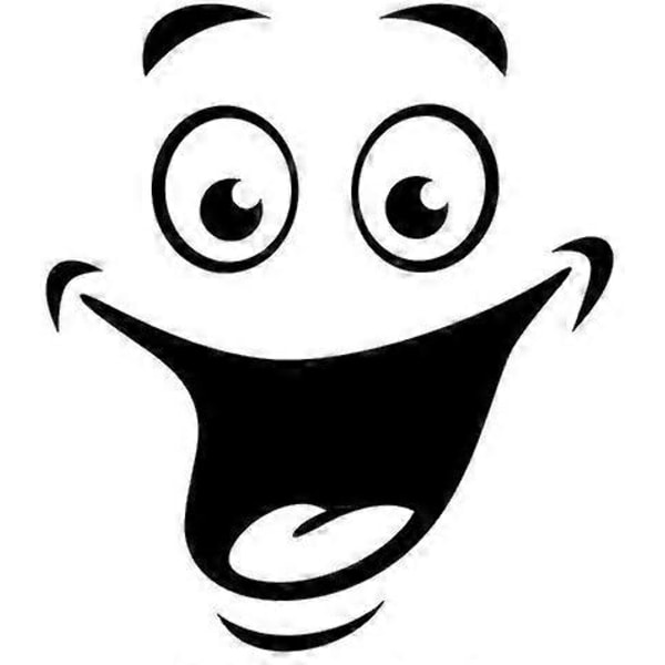 Rolig Smile Väggdekor för Toalett Heminredning Kök Tapet Vardagsrumsinredning Väggdekor Vardagsrumsinredning Väggdekor