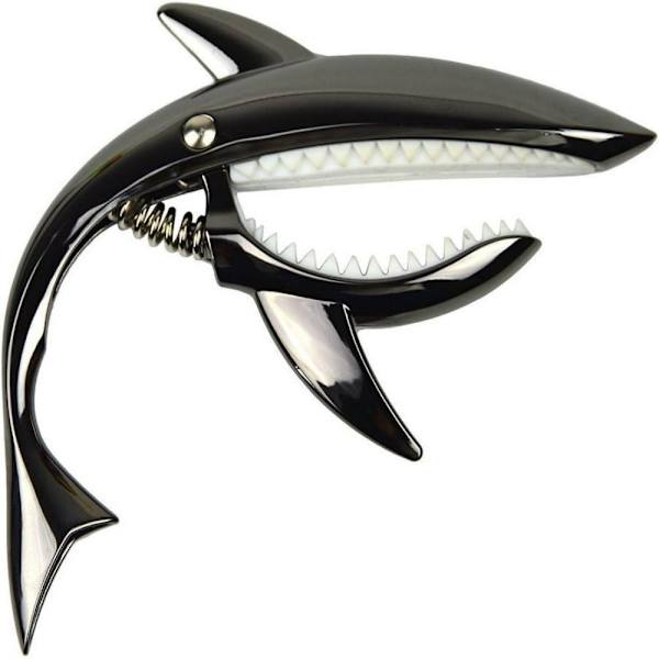 Zink Alloy Gitarr Capo Haj Capo för Akustisk och Elektrisk Gitarr med Bra Handkänsla, Ingen Bandbrus och Hållbar Black