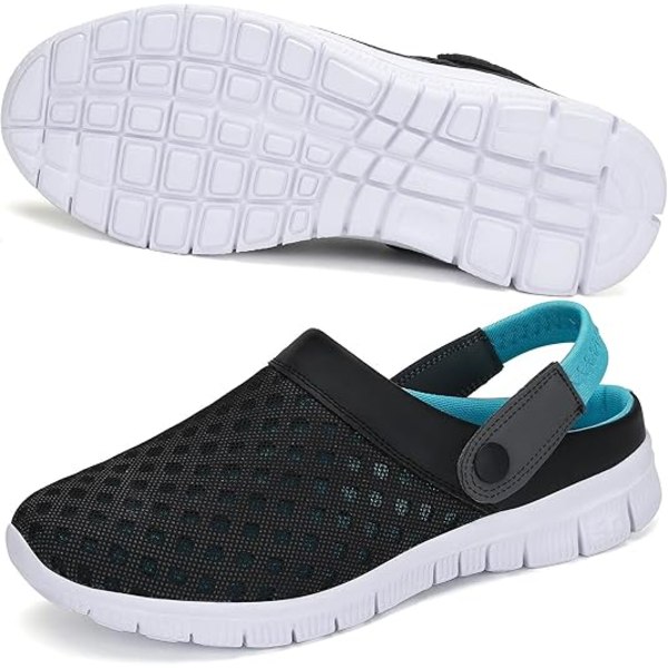 Träsko Andningsbara Trädgårdsskor Herr Dam 41 Sommarsandaler Mesh Tofflor