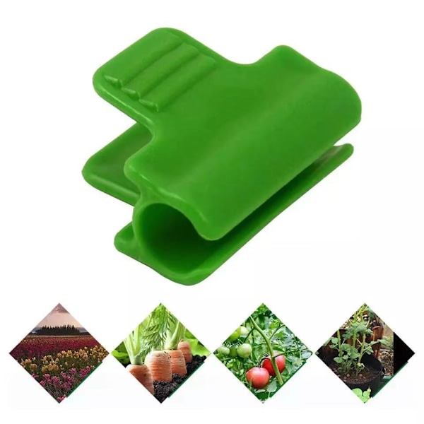 20x Drivhusklips - Plante Støtter Drivhus Henger, Perfekte Grommets Trellis Klips for ditt paradis.
