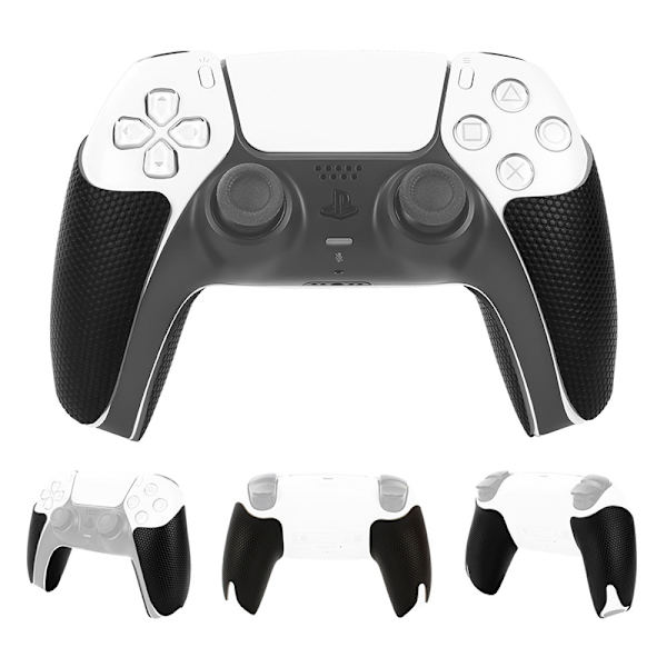 Silikondeksel for PS5-kontroller, sklisikkert beskyttende deksel med joystickhette for PS5 Selvklebende silikondeksel for PS5 (Pure Series)