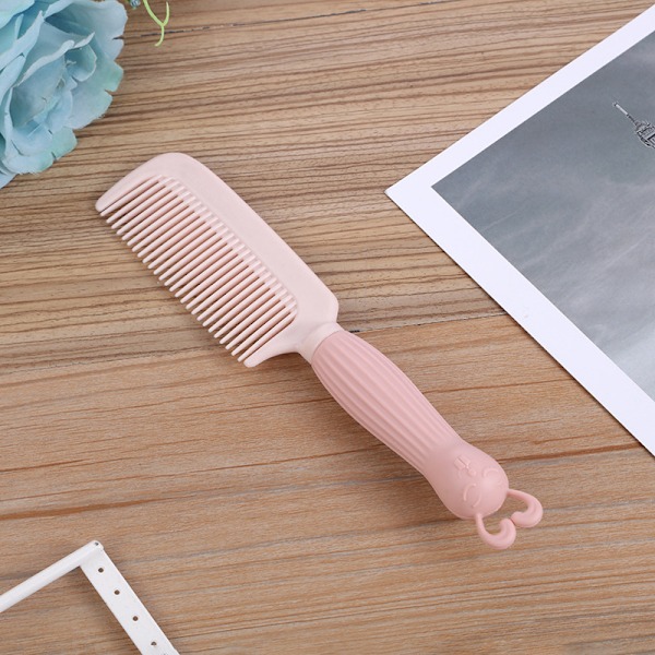 Pink color-Rabbit hairdressing hairdressing plastic comb cute INS wind student comb cartoon hairdressing smoothly continuous comb