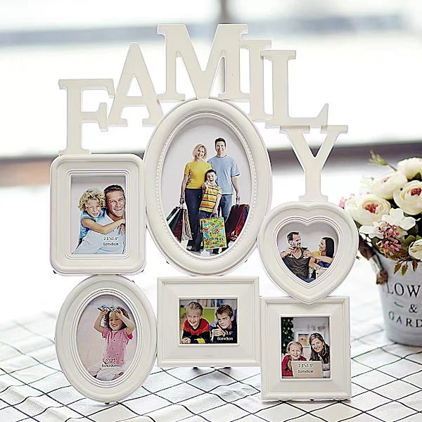 Rammer 31X38cm Moderne Natur MDF Familie familiefoto ramme kombination af en vægophængt foto