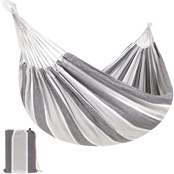 hammock1Places Hengekøye for 1 Person Canvas Lengde 200*80*280cm Belastning Hengekøye Utendørs Hage for Innendørs Hage Hengekøye