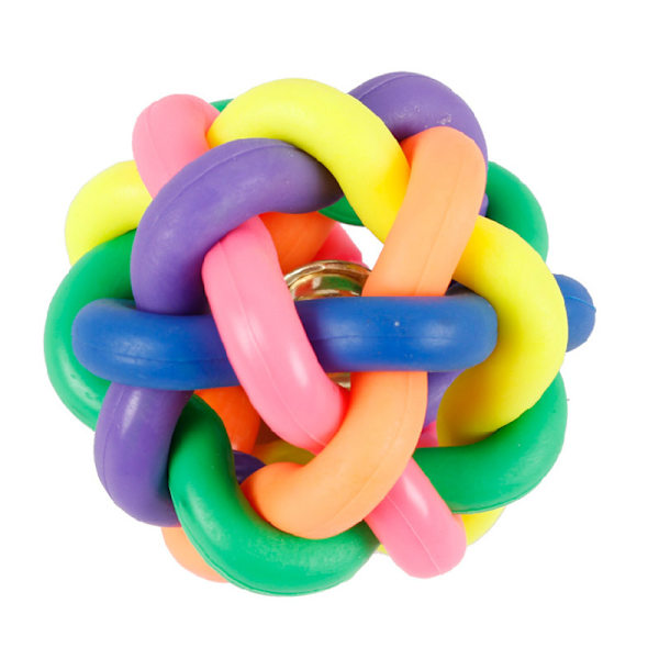 Naturlig gummiball, diameter 7,5 cm