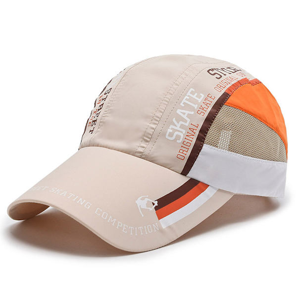 Lysegrå - Justerbar Baseball Cap Golf Hat Motorcykel Trucker Cap Strapback Cap til Mænd Kvinder, Udendørs Skygge Hat