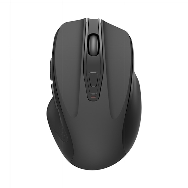 Trådløs Mus, 2.4G Optisk Mus 2600 DPI med 5 Justerbare Nivåer, Ergonomisk Mus for PC, Skrivebord/Bærbar - Svart