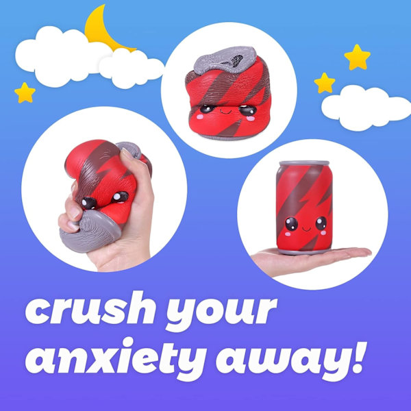 Cola Slow Rising Super Soft Scented Kawaii Leksaker Squeeze Djur Stress Relief Collection