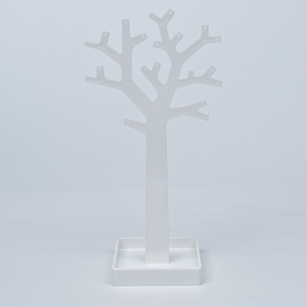 Træ Smykkeholder, Dimensioner: 9,9 x 9,9 x H.30 cm Indeholder ikke smykker akrylgrene smykke halskædeholder - bagage