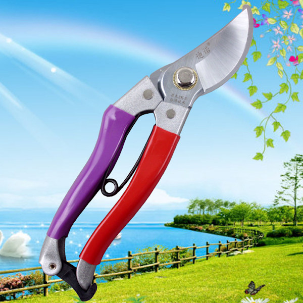 Professional Garden Pruning Shears Straight I-Blade One-Handed Branch Cutter