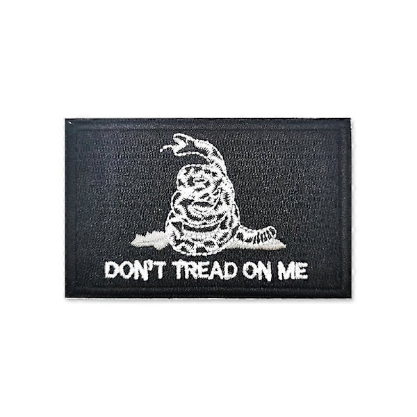 Sæt med 10 broderede flag stofmærker armbånd cross border Skeleton Punisher gazden flag broderet patch