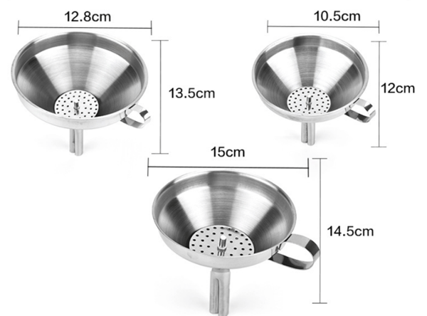 Trakt med esel INOX Diameter 15cm
