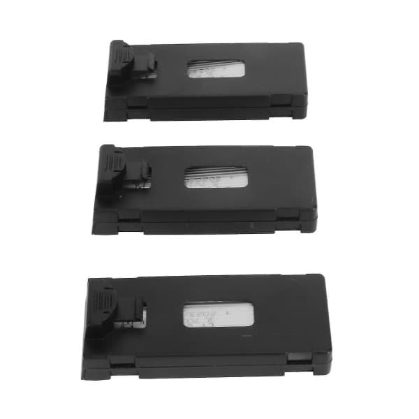 3 st. Drone-litium batteri 1800mah 3.7v Laddningsbar Quadcopter Drone för E88 E88pro E100 E99 K3 K6 E89 P1 P4 P5