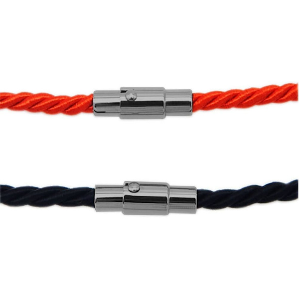 10 st Spännelock med Magnetlås Läderrep med Armbandslås Läderrep (3MM)