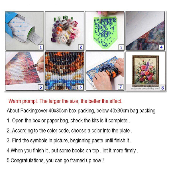 30*40cm DIY Diamantmålning (endast målning, ingen ram) Hundtema diamantmålning, 5D broderi, strass för c