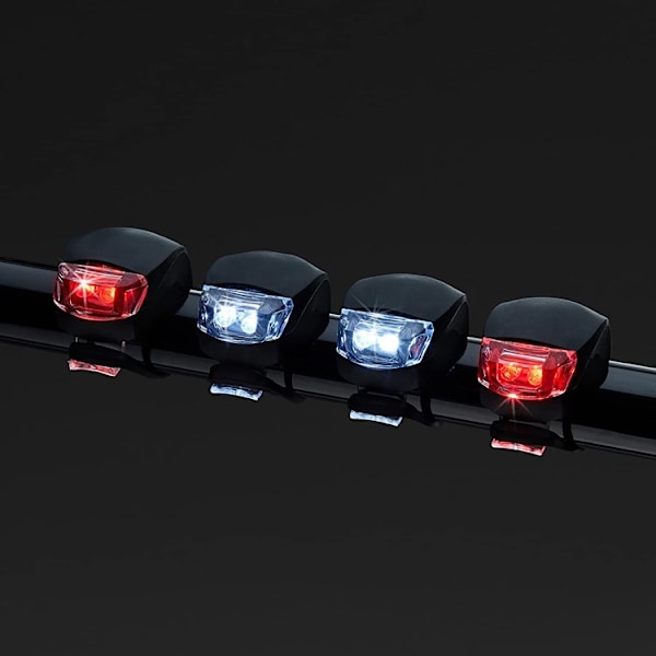 Sykkellys | Silikon LED Sykkellys | Foran og Bak | MTB VTC Syklist