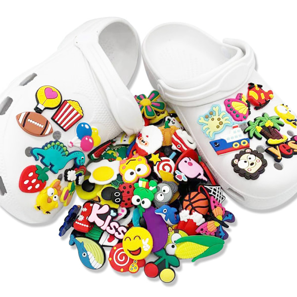 100pcs Shoe Charms,Shoe Charms for Shoe Decoration,Crocs Shoe Charm,Birthday Party Gift