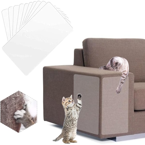 Kattklösningsskydd, 6 st Anti Scratch Möbler Skydd, Kattklo Skydd Soffa, Anti Scratch Soffa Skydd, Kattklo Skydd, Kloskydd
