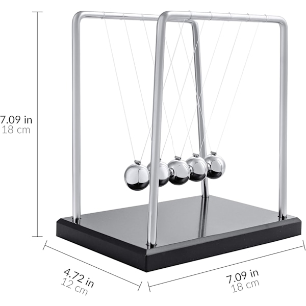 Newtons Pendel Newton Pendel Newton Svingende Vugge Balanse Ball Dekor Kontorgave Vitenskapsspill