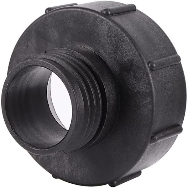 S100x8 Adapter til S60x6 Reduktion Grov Gevind med Tankdæksel IBC Tank Adapter Vandings Slange Hane Adapter til Regnvandstank Tøndeventil