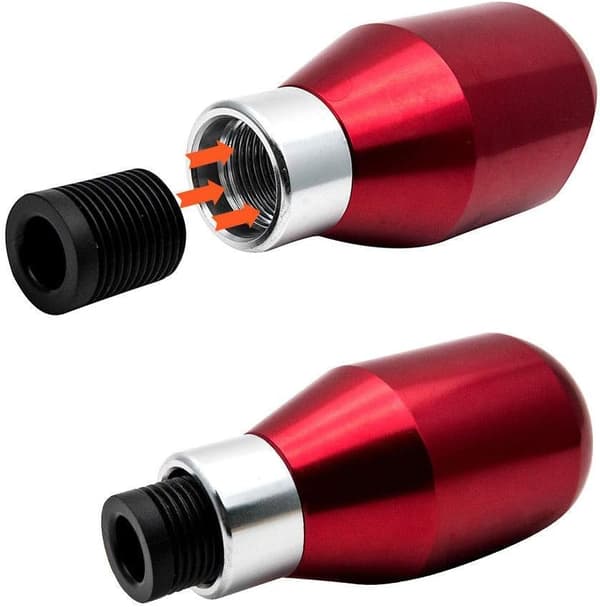 Universal Adapter 5-trinns manuell metallkrom girspakhode bilstylingtilbehør