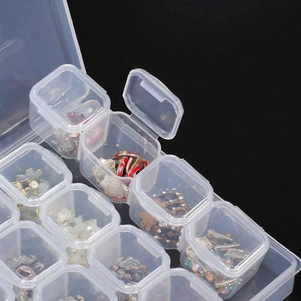 28 Fack Nagelkonst Tillbehör Box Organizer