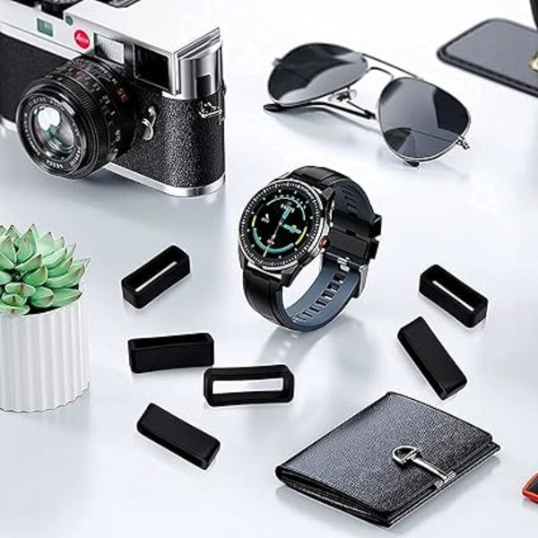 10 Loops 26mm Silikon Urrem, Gummi Urrem Loops, Sports Urrem Loop, Udskiftnings Loops til Garmin Urrem, Ur Holder Ring, Ur