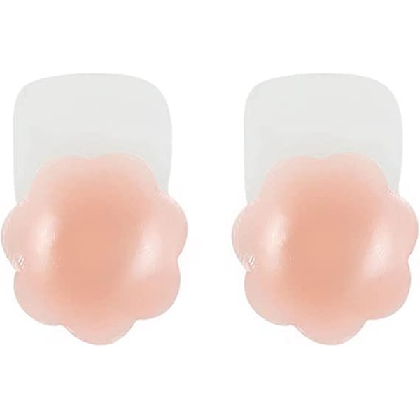 Diameter 10 cm, Blomme, Medium Størrelse Silikone Brystvorter Usynlige Brystvorter Usynlige Nipple Patches Til BH'er