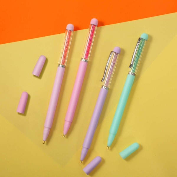 4 Stykker Diamantmaleri Bor Pen DIY 5D Diamantmaleri Punkt Bor Pen Negle Punkt Pen til Neglekunst DIY Håndværk Syning Børn, 4 Farver