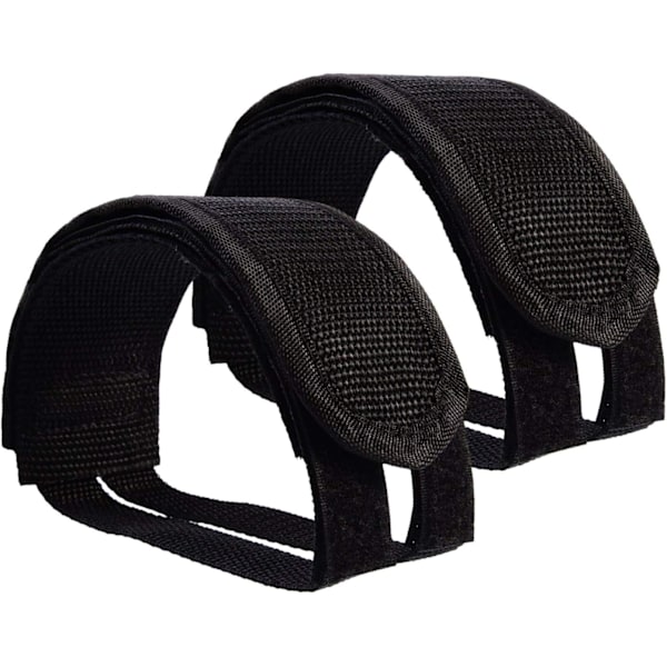 Nylon Cykel Fodklips til Fixie Cykel/MTB/MTB/BMX/Cykel-Cykelkrog Sort Farve, 47*5.5cm