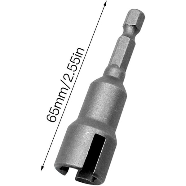 3-delt sett med vingmutter-skrutrekkere 1/4 tommers sekskant skaft Sokkelnøkler Stål for panelmuttere, C-øye krokbolt