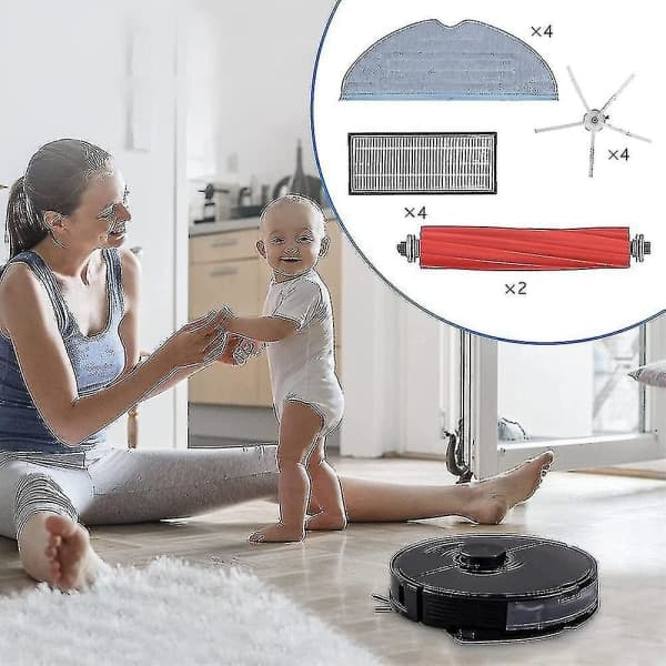 Tillbehör till Roborock S7 S7 + S7 Plus S7 Max T7s T7s Plus robot