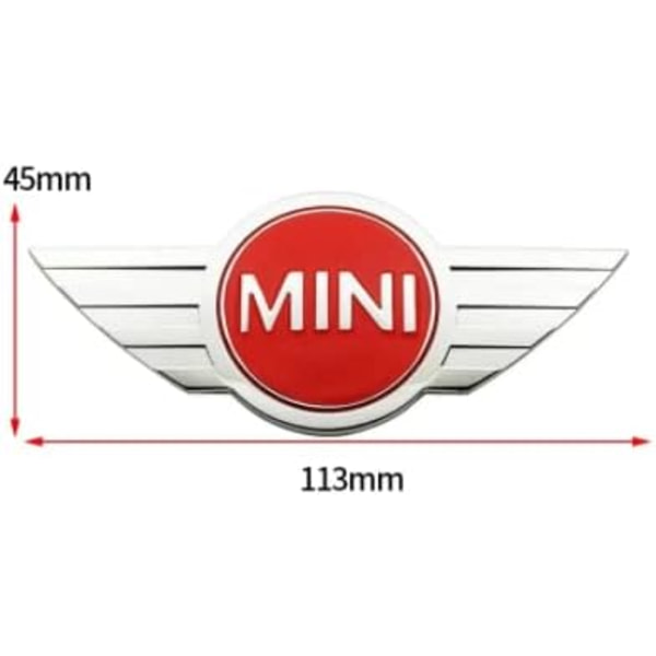 3 stk. Auto Styling Kulfiber 3D Metal Klistermærker Emblem Badge til Mini Cooper One S R50 R53 R56 R60 F55 F56 R57 R58 R59 R60 2…