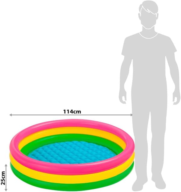 Solnedgångsglöd Swimmingpool 114*25CM
