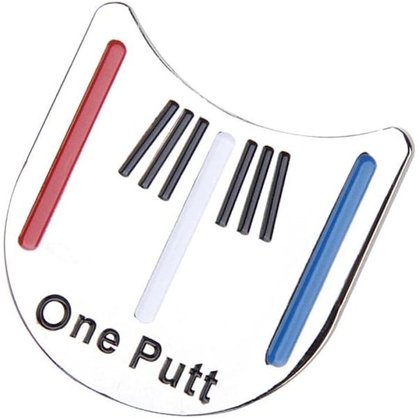 Golf Putting Alignment Tool Ball Marker with Hat Clip