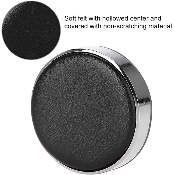 72 mm diameter klockfodral kudde, professionell klockrörelse skyddskudde anti-scratch säteskyddskudde, urmakare reparationsverktyg svart
