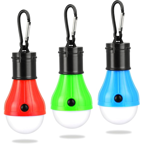 Camping Light,3x LED Camping Lantern Battery Operated Camping Light Portable Tent Lamp Waterproof Emergency Light for Camping