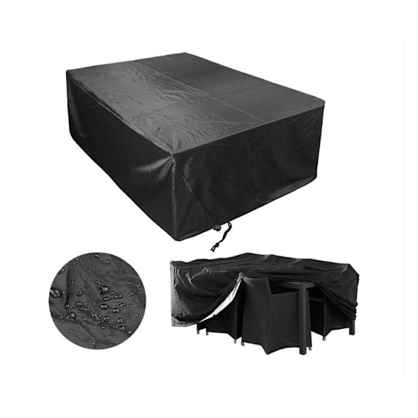 170*61*117CM 480g - Grillskydd Grillöverdrag Grillöverdrag Anti-UV/Anti-vatten/Anti-fukt Vattentätt Utomhus Grillskydd Svart för