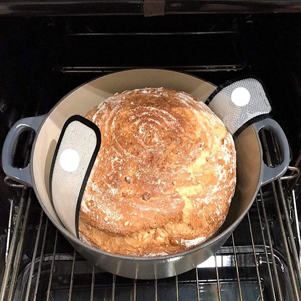 Silikon Bakematte, Vaskbar og Gjenbrukbar Sklisikker Silikon Bakematte, Silikon Brødmatte for Dutch Oven