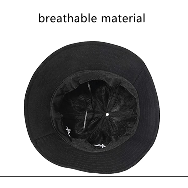 2 Stycken Grod-Bob Hatt Vuxen Grod-Bucket Hatt Grod-Bomull Sommar Fiskehatt Damhatt Bomull Solhatt för Kvinnor