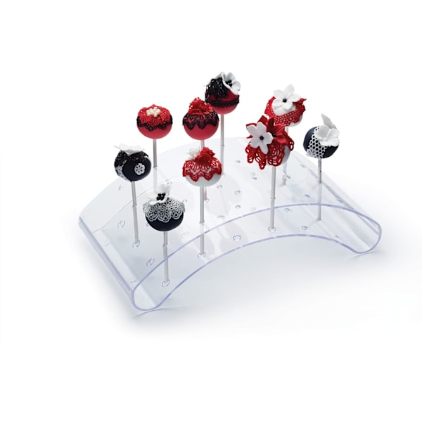 SDICPOPSTAND Sweetly Does It Akryl 29cm Cake Pop Stativ, Plast, Transparent