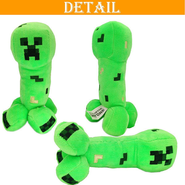Enderman Creeper Plysch 10 Tum/7 Tum Enderman Creeper 2-pack Dockor