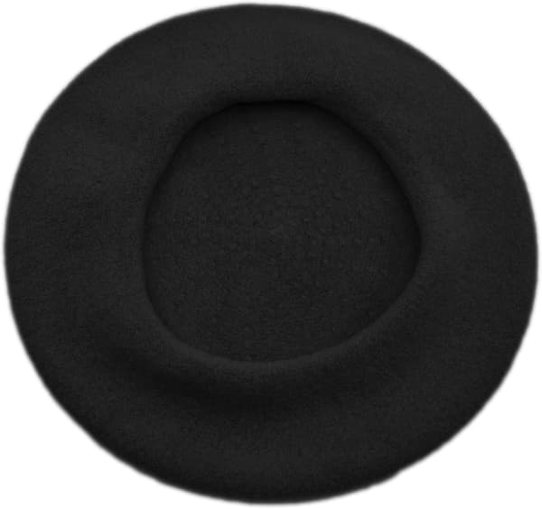 Baskerhue til kvinder | Uld | Margie Beret/Sort