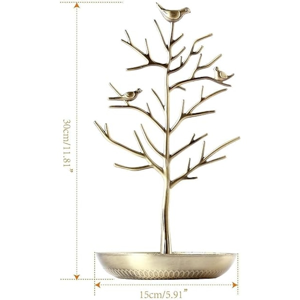Smyckesställ kreativ design Smyckesdisplay Stativ Örhängen Hållare Smyckeshållare Organizer Metallförvaring